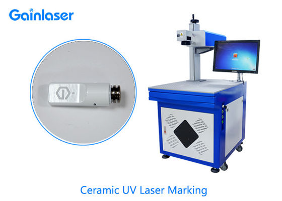 دستگاه علامت گذاری لیزر پلاستیک 5W 355nm برای آرم