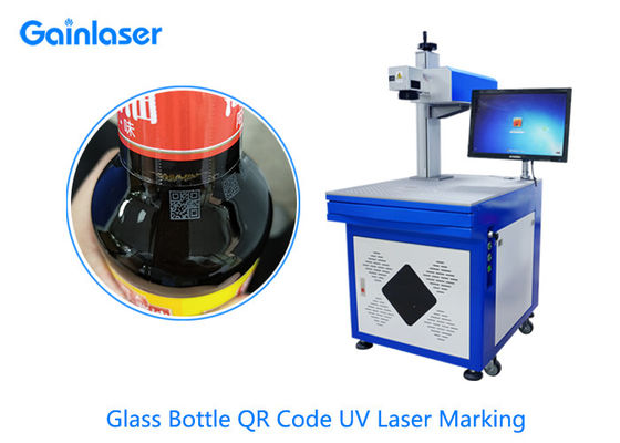 دستگاه علامت گذاری لیزر UV UV اسکنر 0.01 میلی متری AC110V